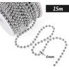 Anstore 15M Christmas Bead Chain, Christmas Bead Garlands for Christmas