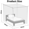 Forhome Mosquito Net Double Bed Large Square Mosquito Net Universal