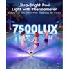 Solar Pool Lights for Inground Pool, 22-Color 5-Mode with Backlit