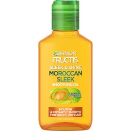 Garnier Fructis Sleek & Shine Moroccan Sleek Oil Treatment, Frizzy, Dry Hair, 3.75 fl. oz.