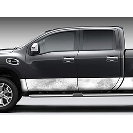 Camo Chameleon Snow Rocker Panel Graphic Decal Wrap Kit for Truck SUV (8 inches x 22 feet, Matte)