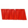 LINE2design Firefighter Door Stopper - Safety Combo Sprinkler Stops Wedge Pack - Multi Surface Compatibility Door Stop Opener Wedges (Pack of 10, Red)