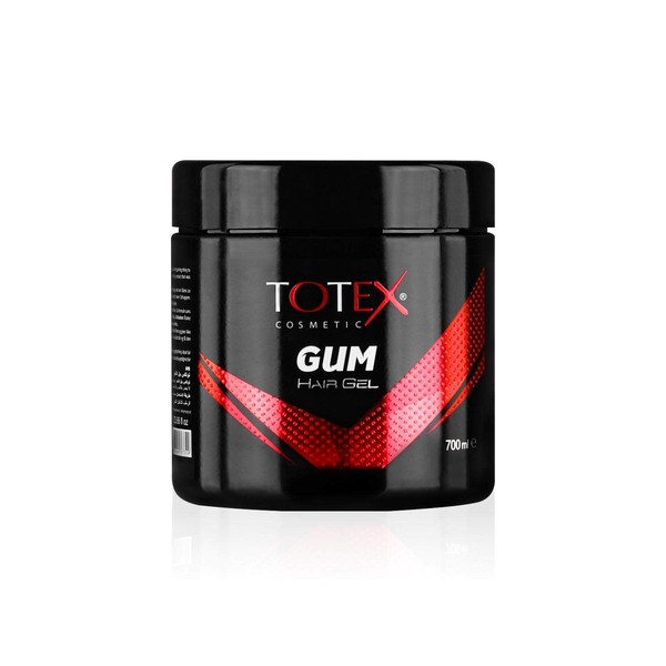 Totex Hair Styling Gum-Gel | Gummy Gel Ultra Strong Edge Control | Red Gum Gel | For Men Woman & Afro Hair 700 ml