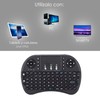 DOSYU Mini Teclado Inalámbrico con Luces para Smart TV, Consolas,