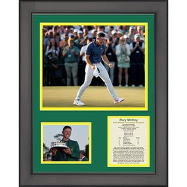 Framed Rory McIlroy 2025 Masters Tournament Champion Augusta National PGA Tour 11"x14" Golf Three Photo Collage