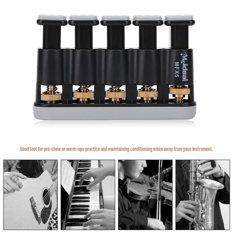 Piano Finger Trainer, Variable Hand Finger Strengthener Exerciser Grip for