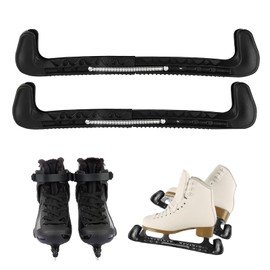 SHUOHONG Blade Protectors, Ice Skates, Adjustable Ice Skate Protectors, Figure Skates Ice Skate Protectors, Accessories Most Ice Skate Sizes (Black)