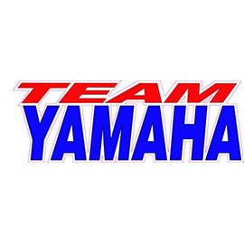 Team Yamaha Decal 7" x 3"