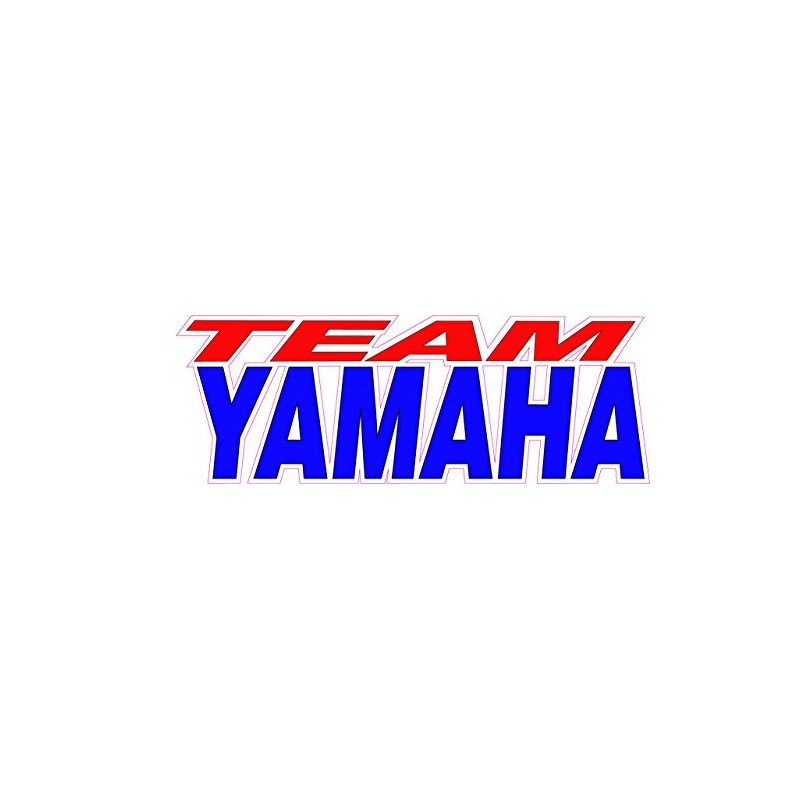 Team Yamaha Decal 7" x 3"