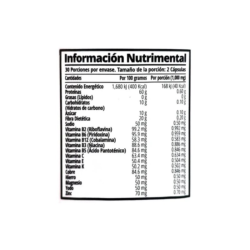 Colágeno Hidrolizado Sin Sabor Cápsulas Nutrición 2000 60 Caps