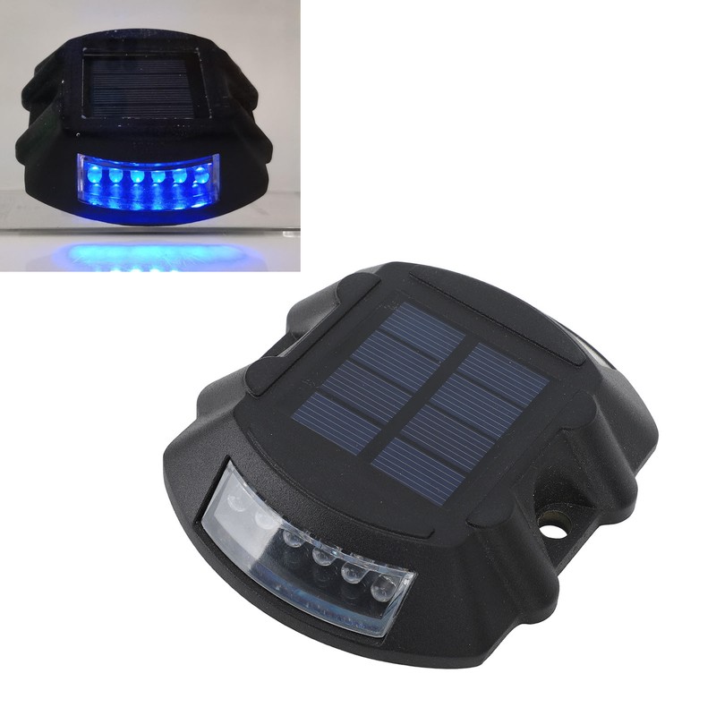 Solar Dock Light IP68 Waterproof Aluminum Alloy Driveway Road Stud