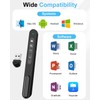 Presentation Clickers for powerpoint,Wireless Presenter with USB Receiver, Red Laser