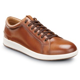 Florsheim Crossover Work, Men's, Cognac, Steel Toe, EH, MaxTrax Slip Resistant, Lace to Toe Oxford Work Shoe (10.5 EEE)