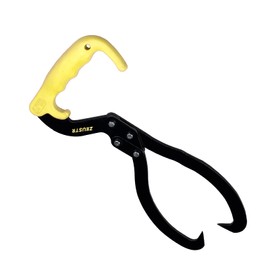 ZEUSTR Log Tongs - Firewood Grabber and Carrier for Fireplace, Heavy Duty