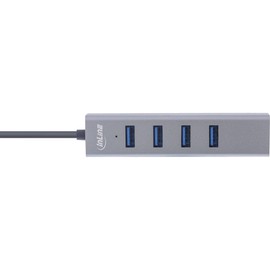 InLine® USB 3.2 USB Type C Multi Hub (4x USB-A 5Gb/s), OTG, Metal Housing