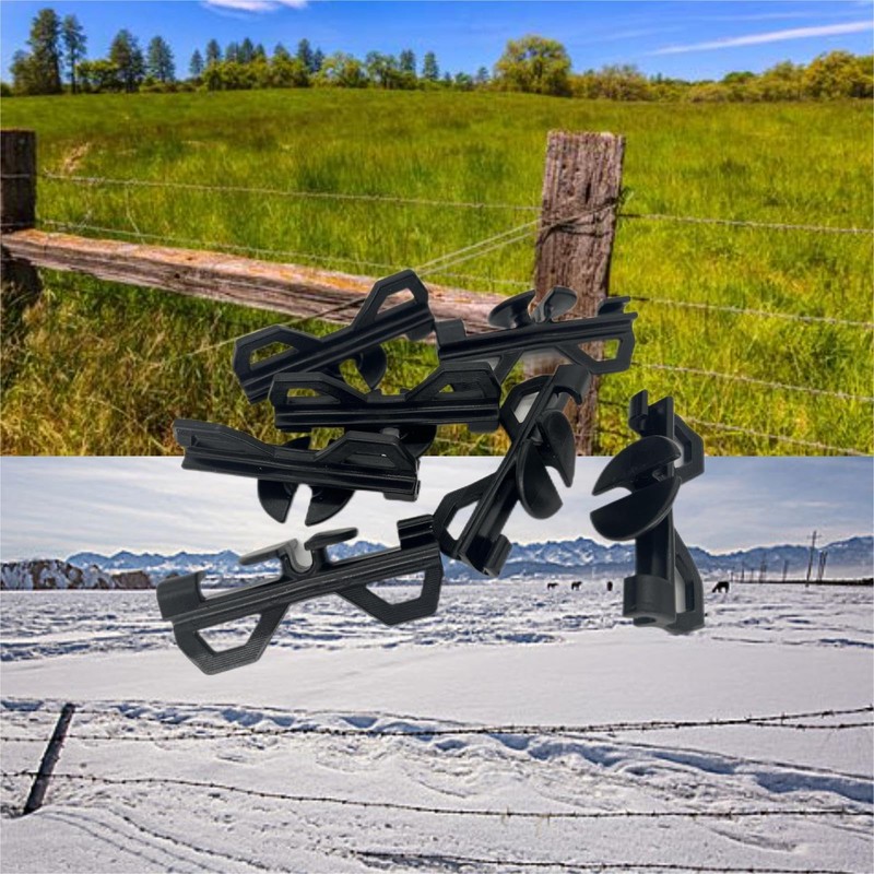 25 Pcs Electric Fence Poly Wire Tensioner,Rapid Rope Wire Tightener,Portable