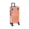 sheeroy 4 in 1 Rolling Makeup Case, Cosmetic Train Case