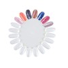 DNHCLL 10PCS White Acrylic Wheel False Nail Art Tips Practice