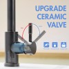 Modern Single Handle 360° Swivel Stainless Steel Waterfall Kitchen Faucet
