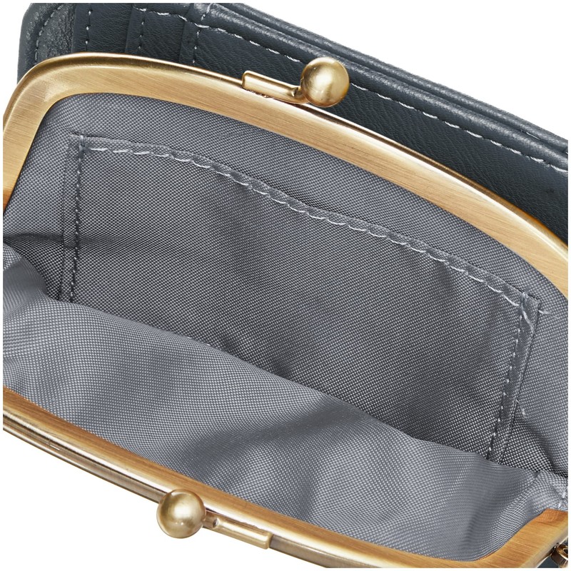 Lafiel Bi-Fold Wallet, Leather Wallet, blue