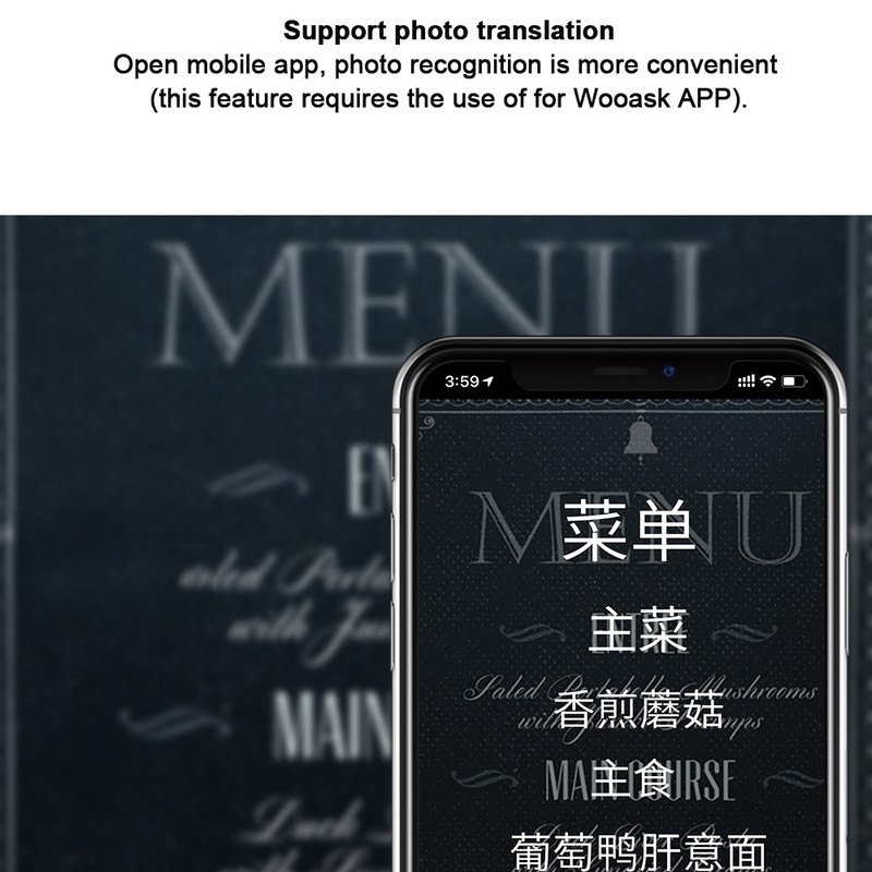 G5 40+ Languages 800mAh Long Standby Micro USB Camera Dict