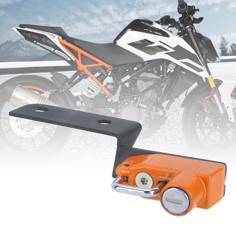 Motorcycle Modification Aluminum Alloy Helmet Lock Mount Hook Fit for