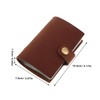 Parliky Slim Leather Card Holder Compact Mini Wallet for Business