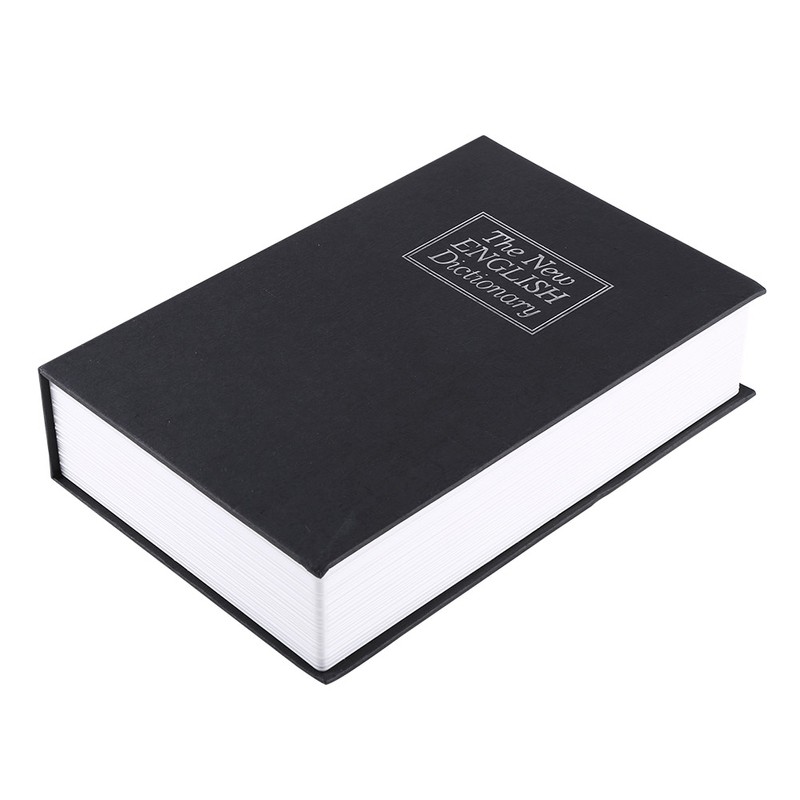 Creative English Dictionary Safe Box Money Jewelry Collection Storage Case