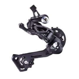 microSHIFT XLE RD-M665M Rear Derailleur - 10/11-Speed, Medium Cage, Black, with Clutch