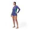 Speedo Women's Printed Long Sleeve Rash Top, Hapuna Blue, L