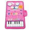 2 in 1 Touch Piano Drum Mat Early Educational Portable