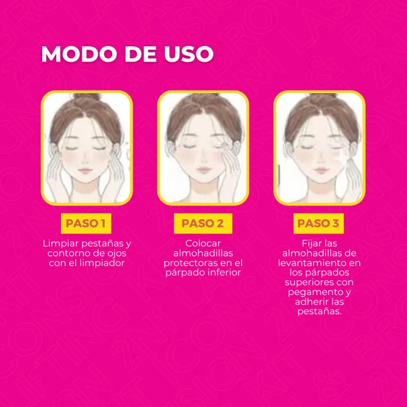 Kit Lash Lifting 2 En 1 Pestañas Y Cejas Iconsign