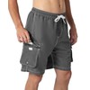 JHMORP Men's Beach Board Shorts Swim Trunks Quick Dry Bathing