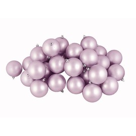 12ct Lavender Shatterproof Matte Christmas Ball Ornaments 4" (100mm)