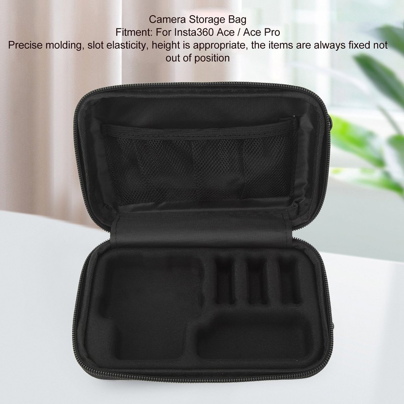 Camera Case Detachable Dual Zipper Waterproof Protective Portable Camera Storage