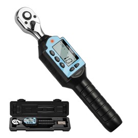 GOYOJO Digital Torque Wrench, High Precision Torque Wrench, Versatile 1/4 3/8 1/2 Drives, Maximum Torque Capacity 7.37-73.76 ft.lb for Automotive, Motorcycle, Household Appliances (1/4-10 Nm)