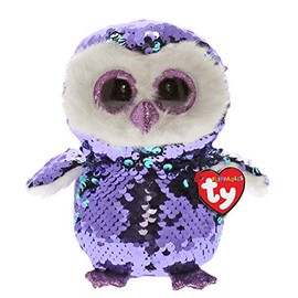 TY TY36269 Moonlight OWL FLIPPABLE-REG, Multicolored, 15 cm