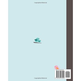  Journal: Singing Birds 8x10 - LINED JOURNAL - Writing journal with blank lined pages