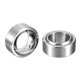 HiPicco GE30C Rodamientos esféricos radiales lisos, ID 30 mm x OD 47 mm x ancho 22 mm rodamientos de rodillos esféricos sellados autolubricantes 2 piezas