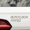 Black Box Fitted Fun Car Bumper Sticker - Waterproof Decal