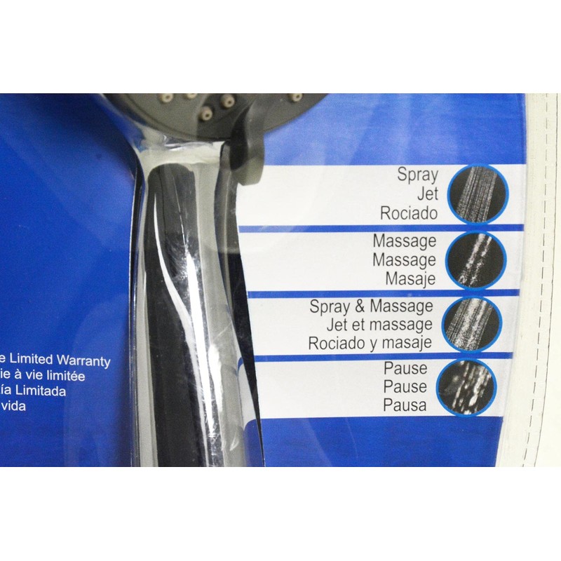 LDR INDUSTRIES 5205355CP 5 FUNC SHOWER HD