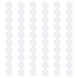 WillTen Pack of 30 Mixed Size Anti Game Piercing Disc, Keloid Disc for Piercing Bump Clear Disc Pads to Stabilise Earrings Stopper Earlobe Support Patches 7 mm 9 mm, Plastic