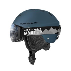 OutdoorMaster Ski Helmet Set,Kelvin Ski Helmet with Ski Goggles PRO - Snowboard Helmet Set for Men, Women & Youth