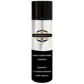 SHAMPOO PROFESIONAL DE CABELLO The Shaving Co NUTRE, HIDRATA, FORTALECE desde la raíz hasta la punta de cada cabello. Increíblemente potente. Unisex. Aroma y sensación agradable. Shampoo y Acondicionador. 240 ml
