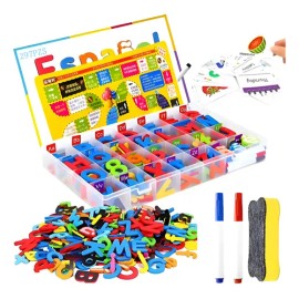 Juego Montessori De Letras Magnéticas En Inglés De 297 Pzs                                                                                            