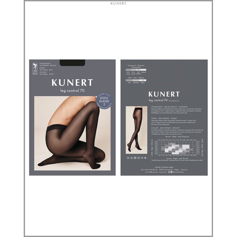 Kunert Women's Glossy Fine Tights Leg Control 70 Denier -