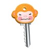 LHKJ Set of 6 Cute Monkeys Key Caps, multicoloured