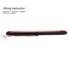 12V 11 LED Brake Turn Tail Light Red Polycarbonate Lens