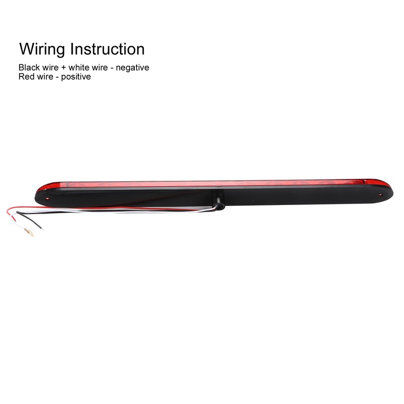 12V 11 LED Brake Turn Tail Light Red Polycarbonate Lens
