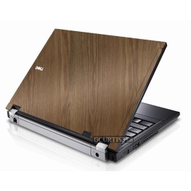 Unbranded/Generic WOOD Vinyl Lid Skin Cover Decal fits Dell Latitude E4200 Laptop